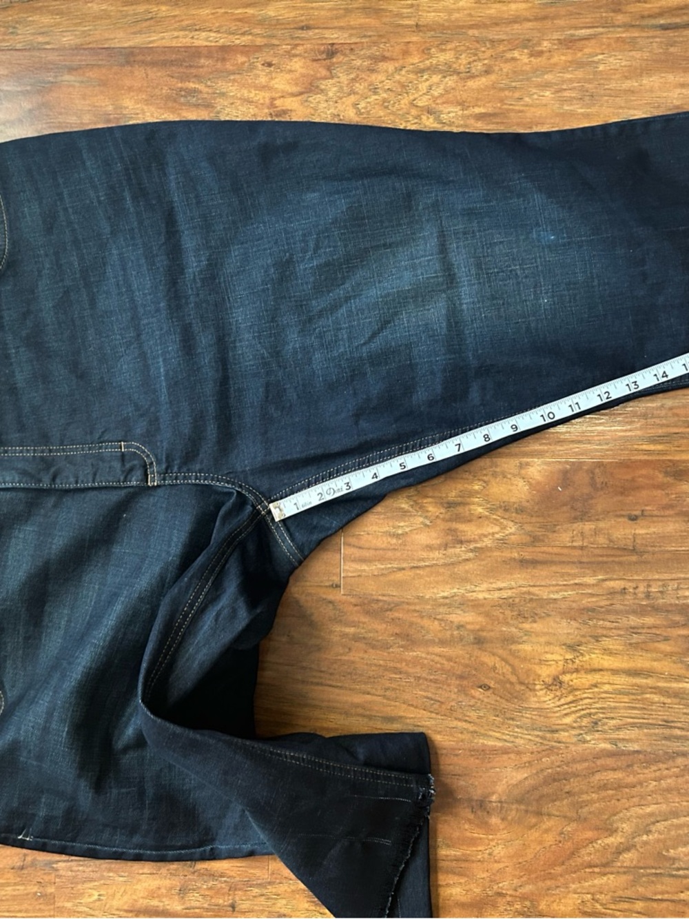 Lee Women’s Dark Indigo Denim Bermuda Shorts - Picture 8 of 10